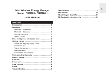 Image of Oregon Scientific ESM200 weather station