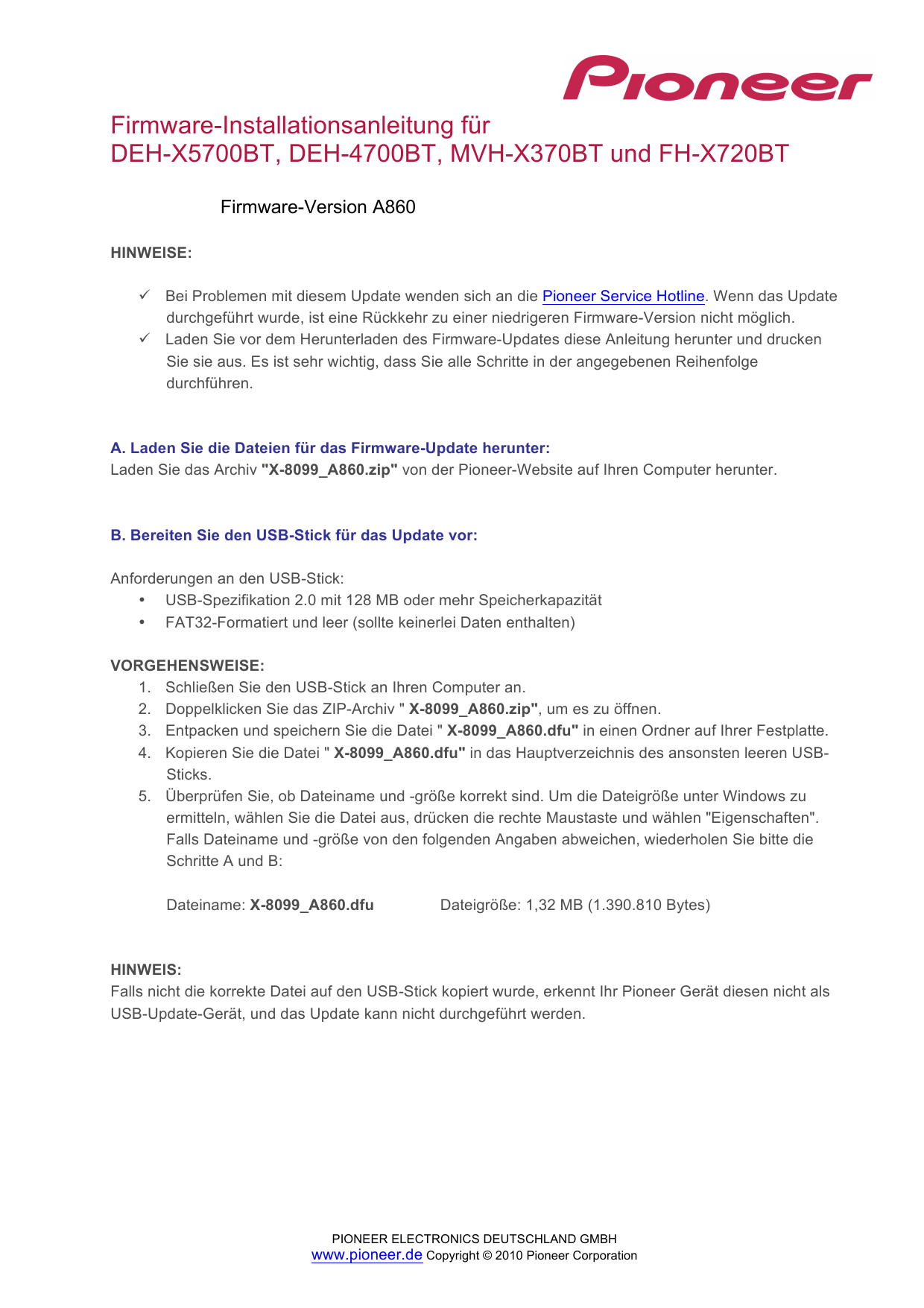 Update-Anleitung herunterladen | Manualzz