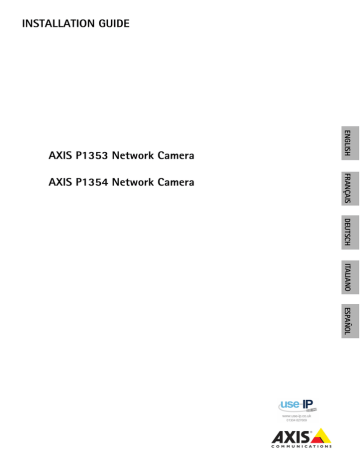 Axis P1353 Network Camera 0523-001 Datasheet | Manualzz