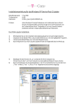 T-Fax 7960 Installationsanleitung