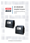 Autopilot-Computer AC12N, AC42N - Installationsanleitung