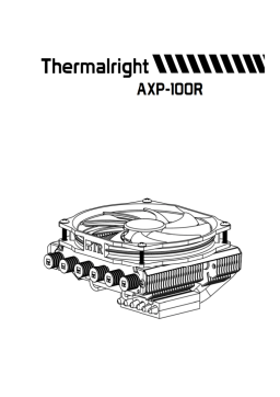 Thermalright AXP 100R computer cooling component Installation guide