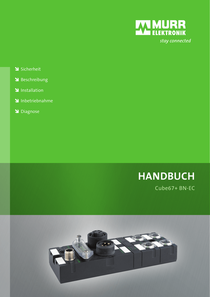 handbuch Murrelektronik