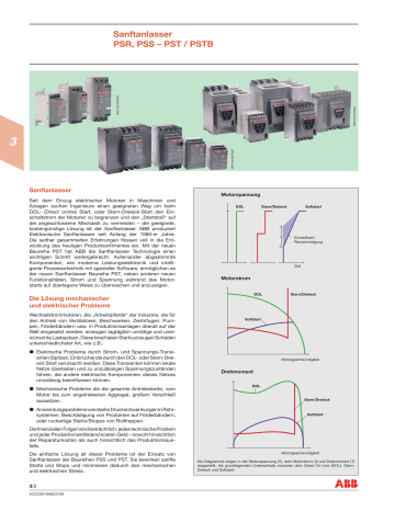 3 Sanftanlasser PSR, PSS – PST / PSTB | Manualzz