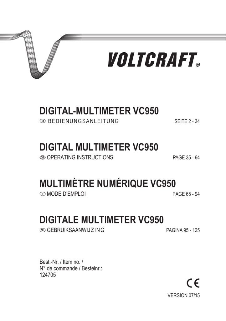 LC/_ Eg /_ Multimètre Numérique Amper Pince Amperemetrique Ac//Dc Courant