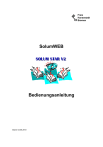 Solum WEB und Solum STAR V2 Bedienungsanleitung | Manualzz