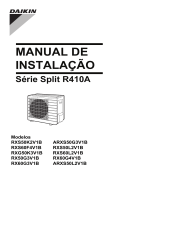 MANUAL DE INSTALAÇÃO Série Split R410A | Manualzz