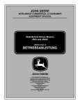 John Deere JS63, JS63C Operating Instructions