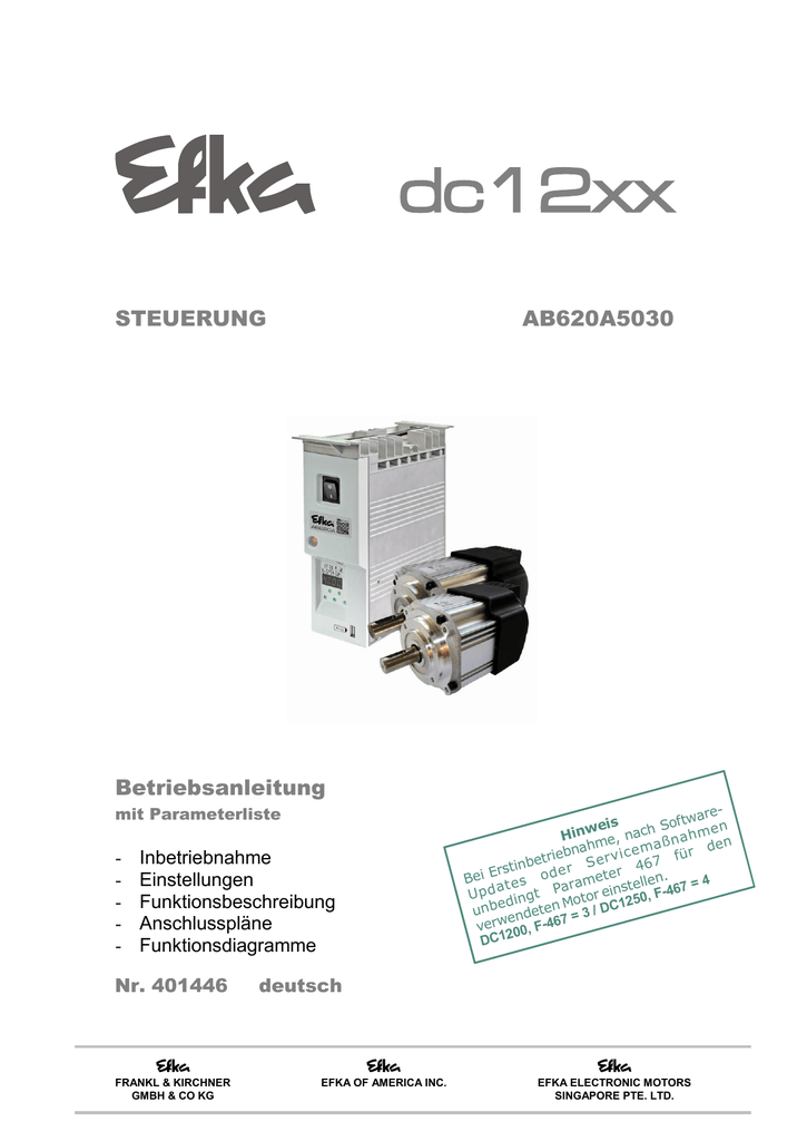 Efka  Sollwertgeber Typ EB 401 