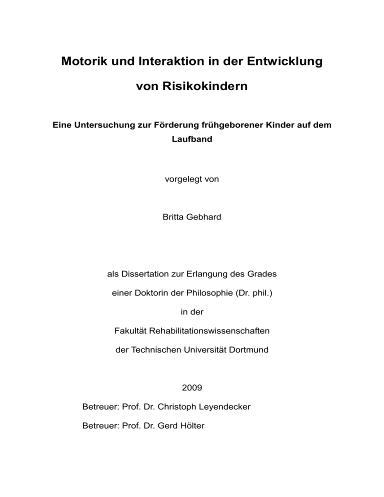 dissertation vorgelegt von