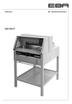 EBA 486 ET Operating Instructions