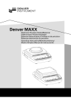 Denver Instrument MXX-123, MXX-612, MXX-412, MXX-212 Operating Instructions