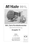 McHale 991L Serie Rundballenwickler Betriebsanleitung