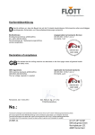 FLOTT TB 4 STW, TB 6 STW, TB 8 STW, TB 10 STW, TB 13 STW Operation Manual
