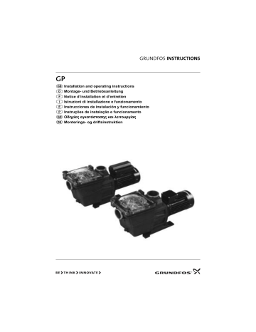 GRUNDFOS INSTRUCTIONS | Manualzz