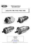 JetCat P70, P80, P120, P160, P200 Bedienungsanleitung