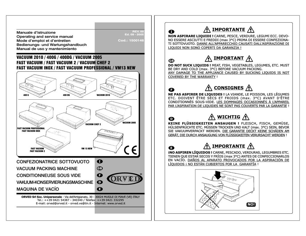 VACUUM 18 / 18G / 18DG / VACUUM 18 FAST Manualzz VACUUM 18 / 18G / 18DG / VACUUM 18 FAST Manualzz