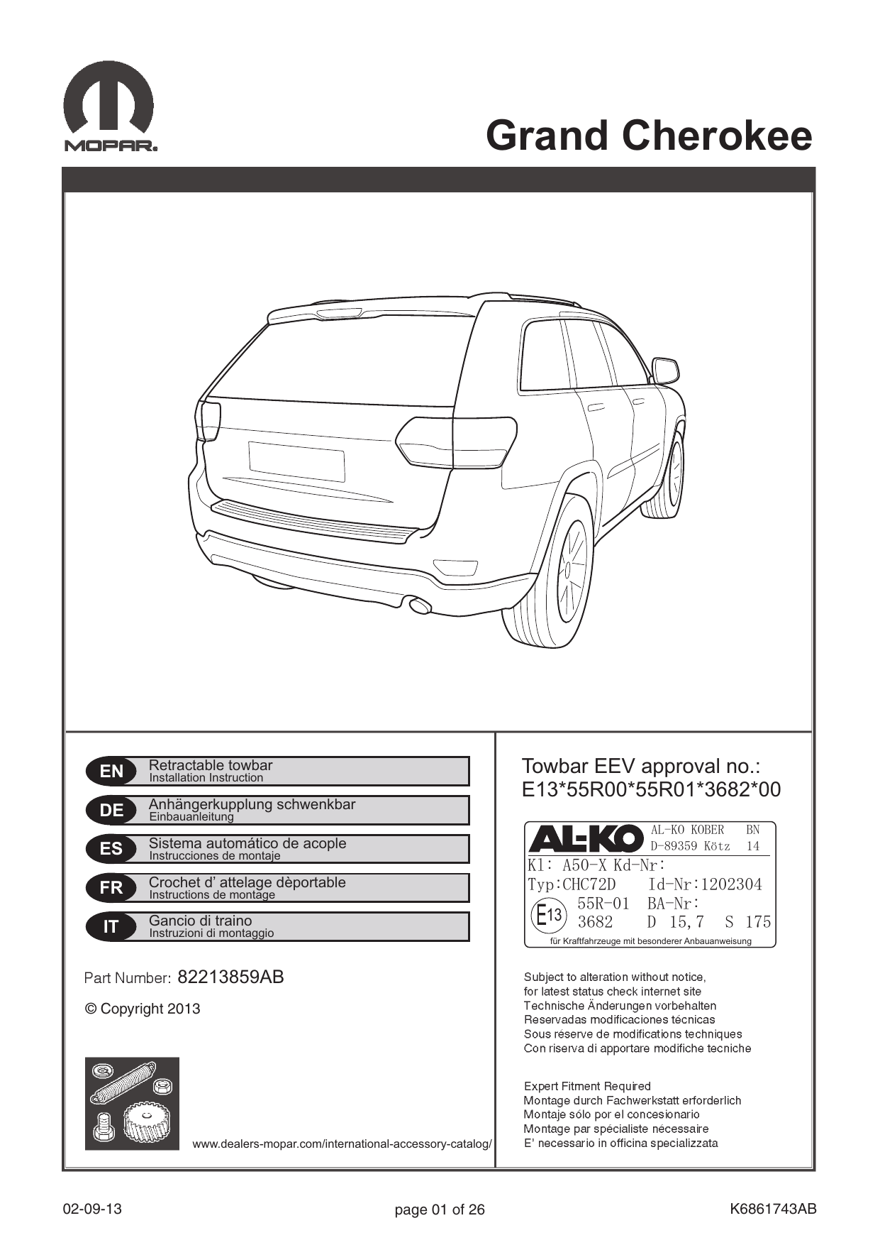 Grand Cherokee Mopar International Accessories Catalog Manualzz