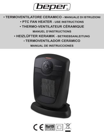 Beper RI.087 Fan heater Owner's Manual | Manualzz