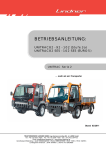 Lindner UNITRAC Serie 2 Betriebsanleitung