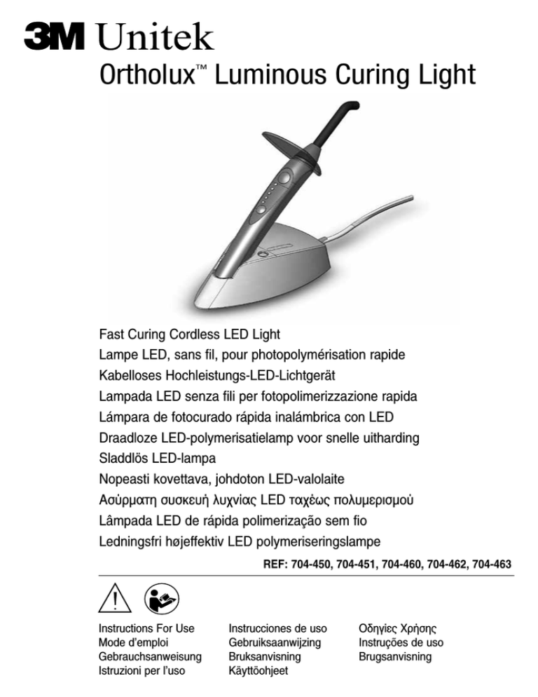 Ortholux™ Luminous Curing Light Manualzz