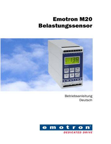 Emotron M20 Belastungssensor | Manualzz