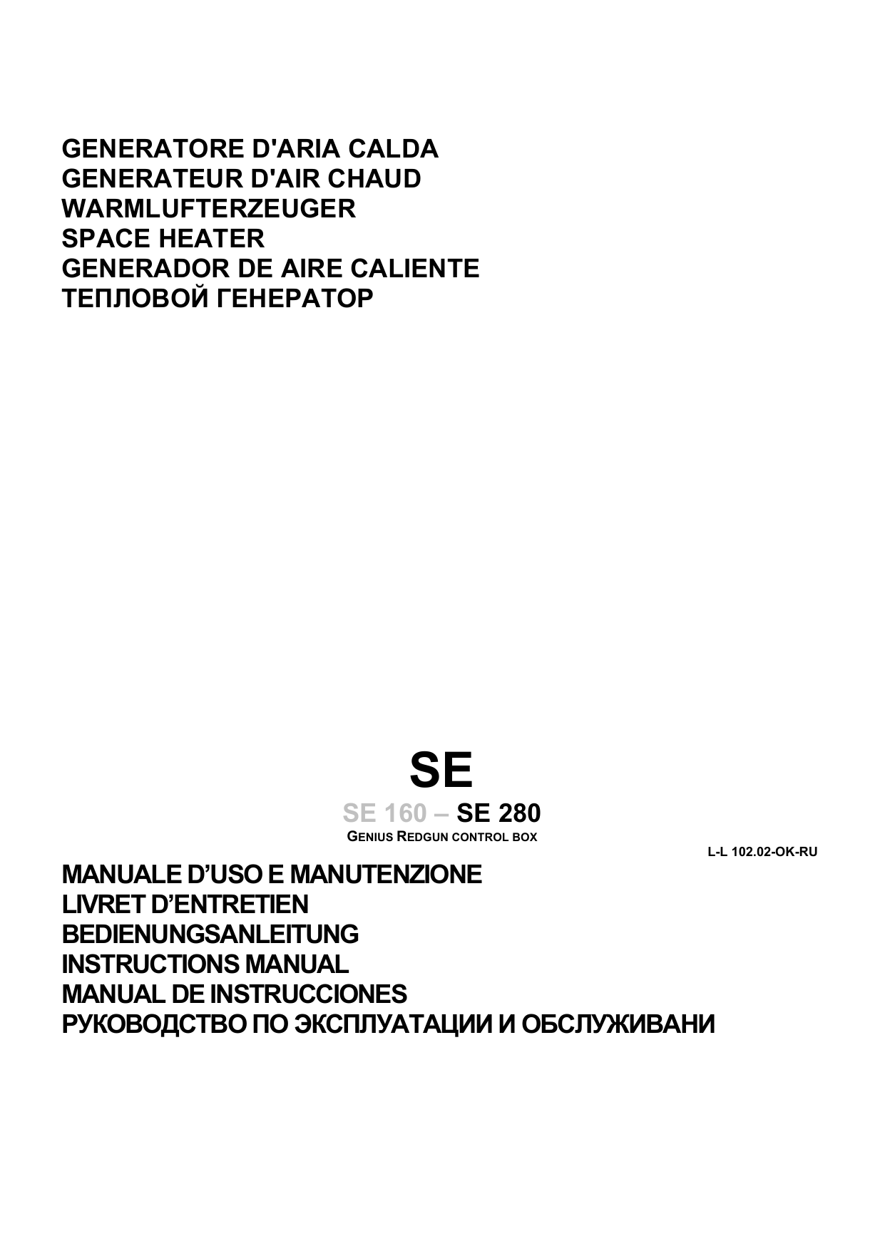 Generatore D Aria Calda Generateur D Air Chaud Warmlufterzeuger Manualzz