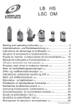 Submersible Pump LB HS, LSC OM Starting and Operating Instruction
