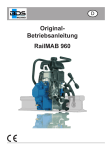 BDS RailMAB 960 Betriebsanleitung