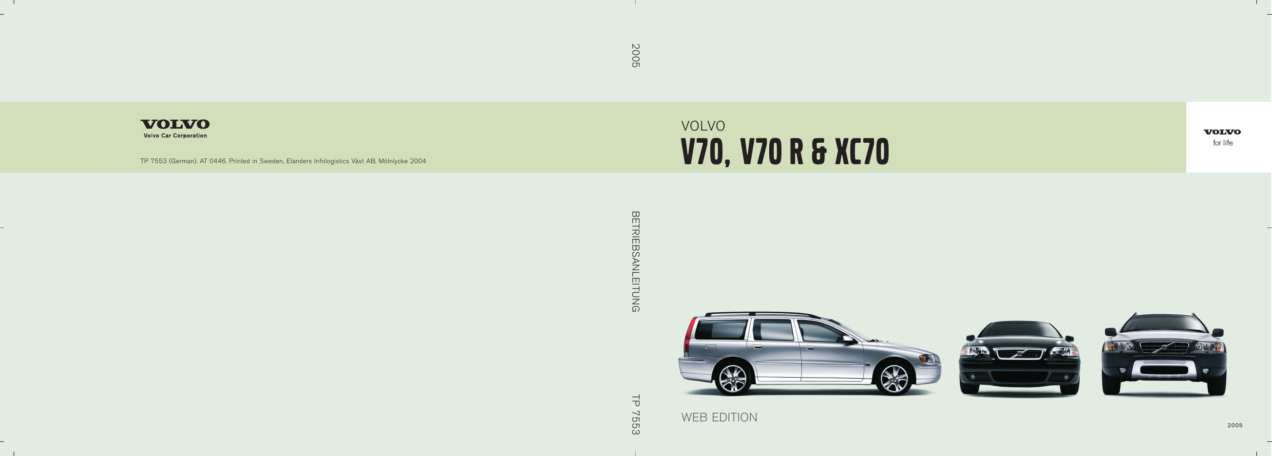 Volvo S80 V70 XC70 turbo D5 arrière frein à main câble convient à gauche ou côté droit