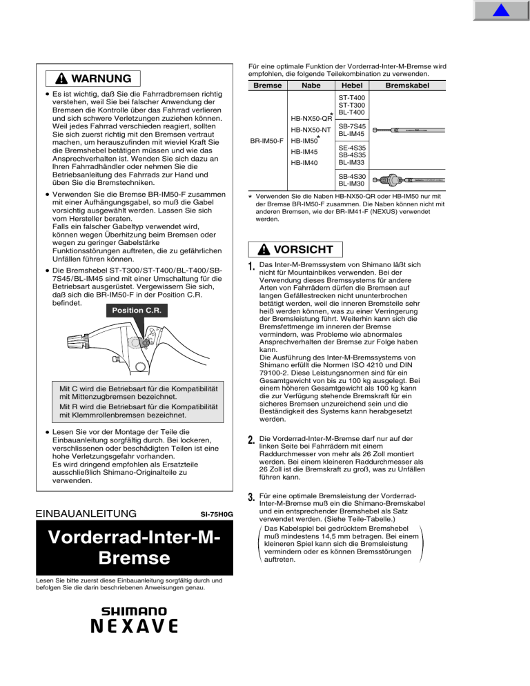 rollenbremse fahrrad funktion