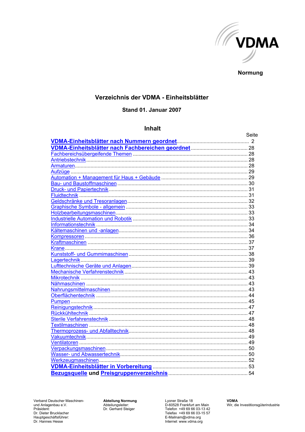 Und Anlagenbau Ev Vdma Einheitsblätter Manualzzcom