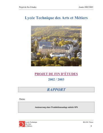 PDF-Dokument  - Lycée technique des arts et métiers | Manualzz