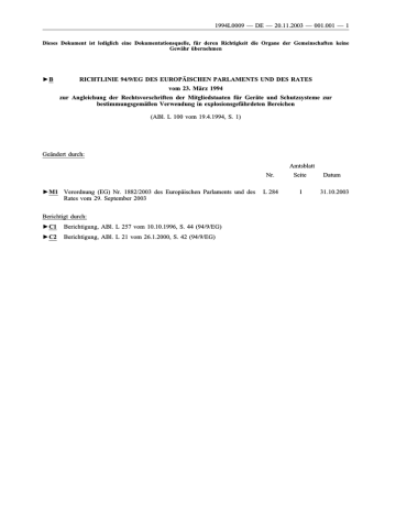 ATEXRichtlinie 94/9/EG Manualzz