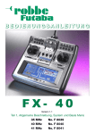 Futaba FX 40 Bedienungsanleitung