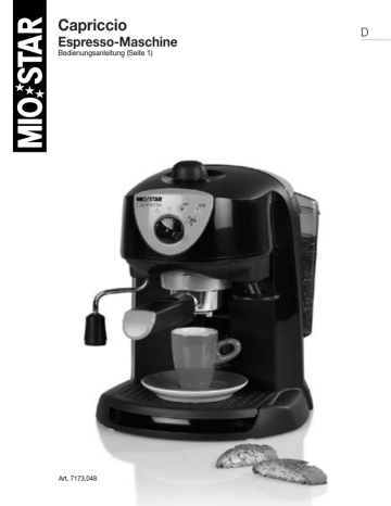 Capriccio Espresso-Maschine | Manualzz