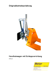 Handhubwagen HPS 25 Originalbetriebsanleitung