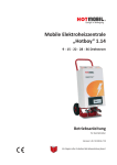 Mobile Elektroheizzentrale Hotboy 1.14 Betriebsanleitung