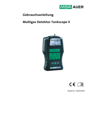 Gebrauchsanleitung Multigas Detektor Tankscope II | Manualzz