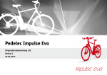 Pedelec Impulse Evo Originalbetriebsanleitung