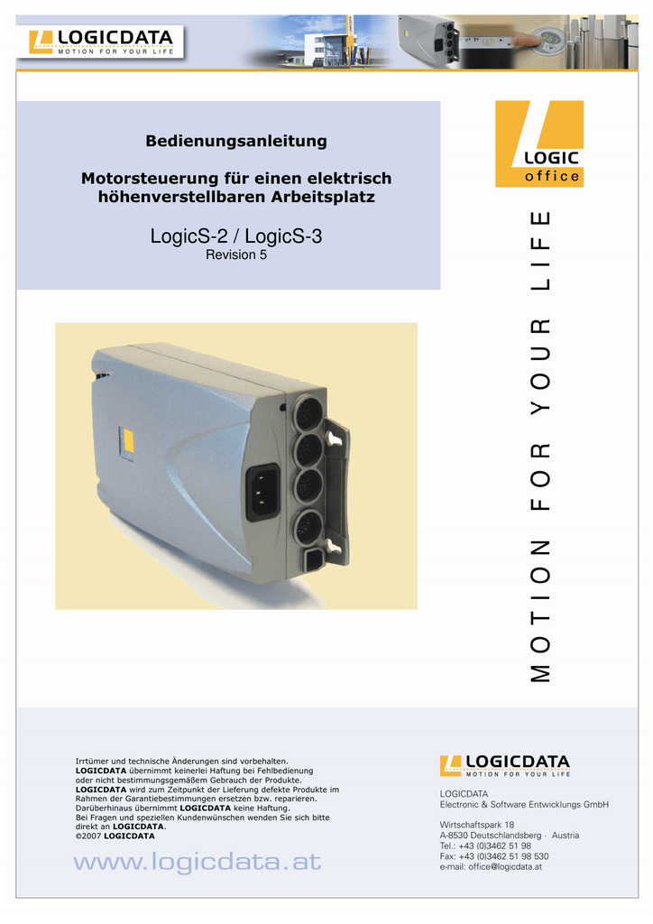 Logicdata Handschalter Bedienelement HSF