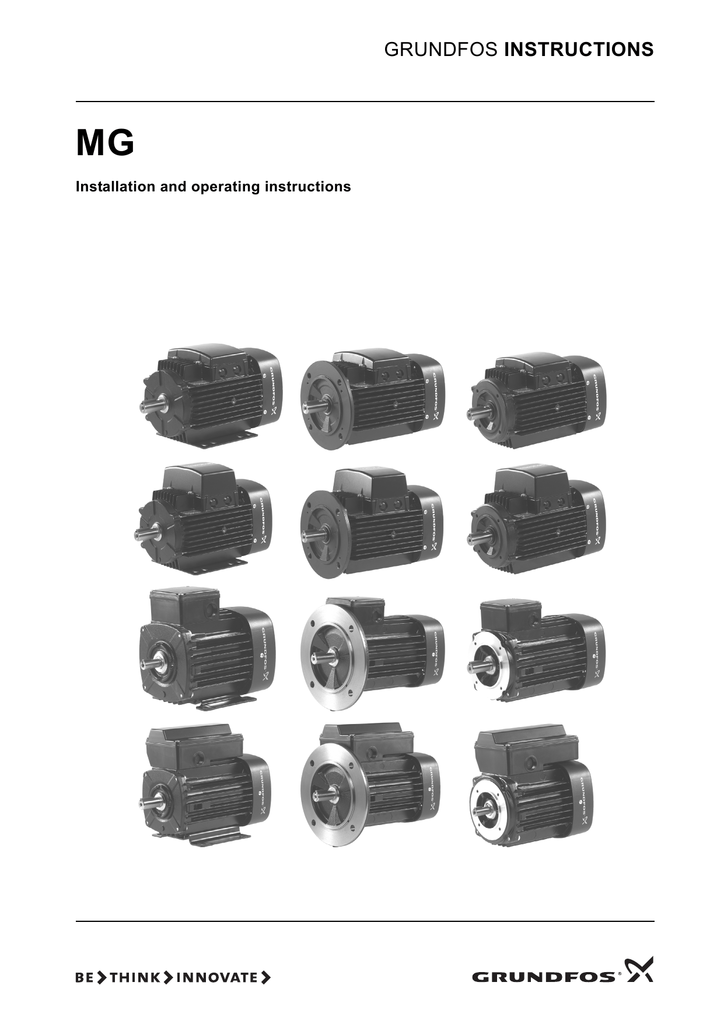 GRUNDFOS INSTRUCTIONS | Manualzz