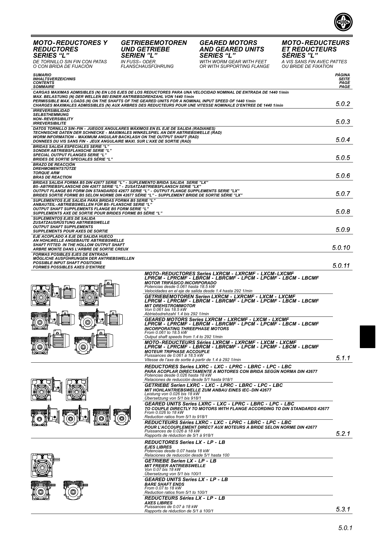 Horizontal Shaft Worm Gear Speed Reducers