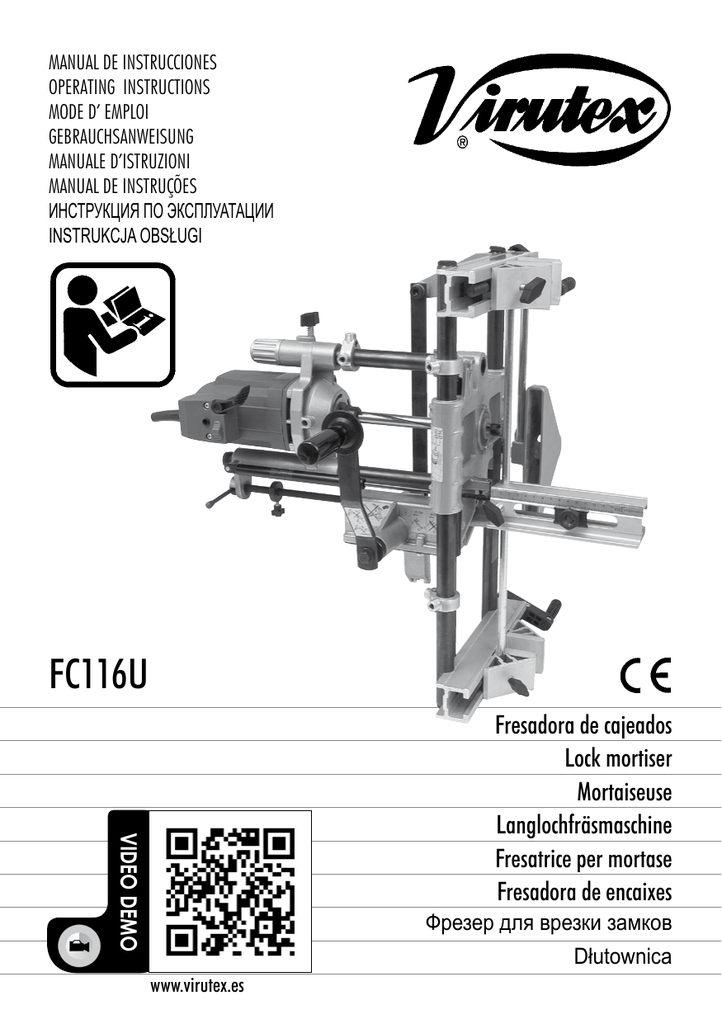 Virutex FC116U Operating Instructions Manual | Manualzz