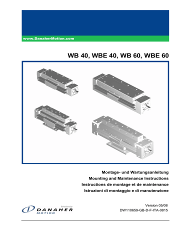 WB 40, WBE 40, WB 60, WBE 60 | Manualzz