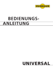 Bedienungsanleitung Fahrzeugtransporter UNIVERSAL 3000, 3500  - Humbaur