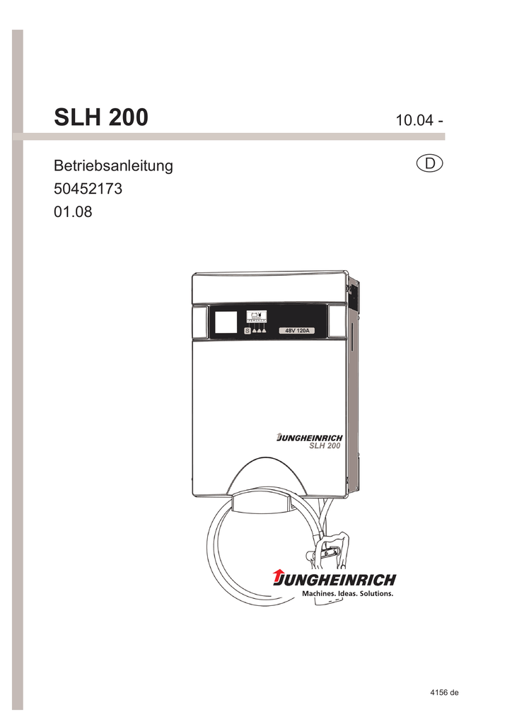 Slh 090 jungheinrich схема