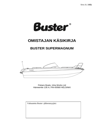 Fiskars Boats Buster SUPERMAGNUM Operating Manual | Manualzz