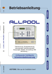 Schwimmbadsteuerung ALLPOOL Betriebsanleitung