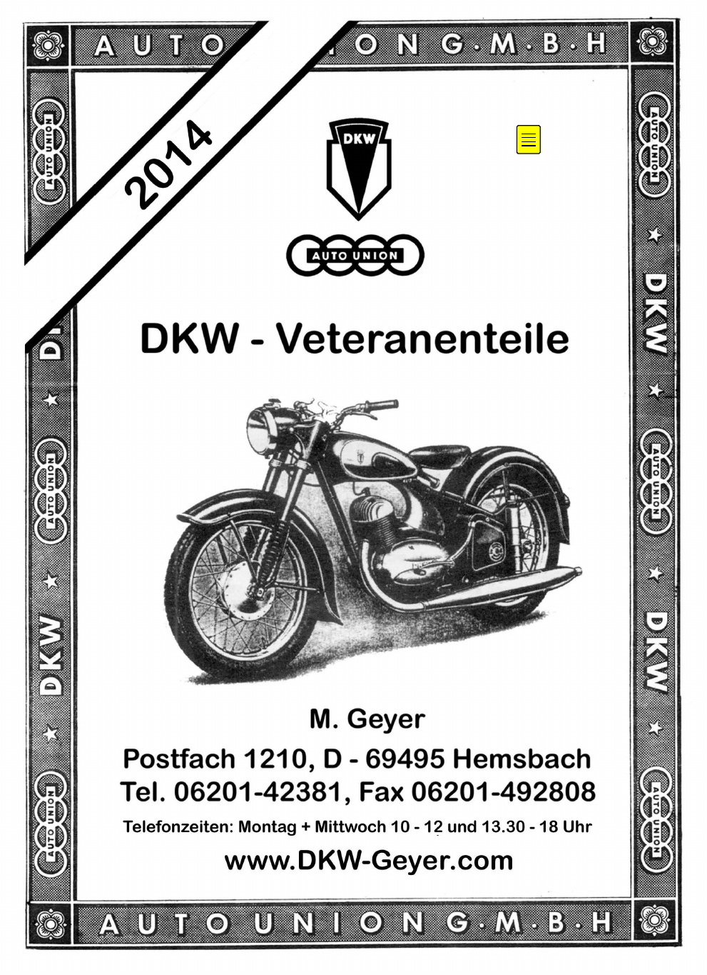 Dichtungssatz Kopfdichtung für DKW RT125 RT125/2 IFA Motorrad Made in Germany